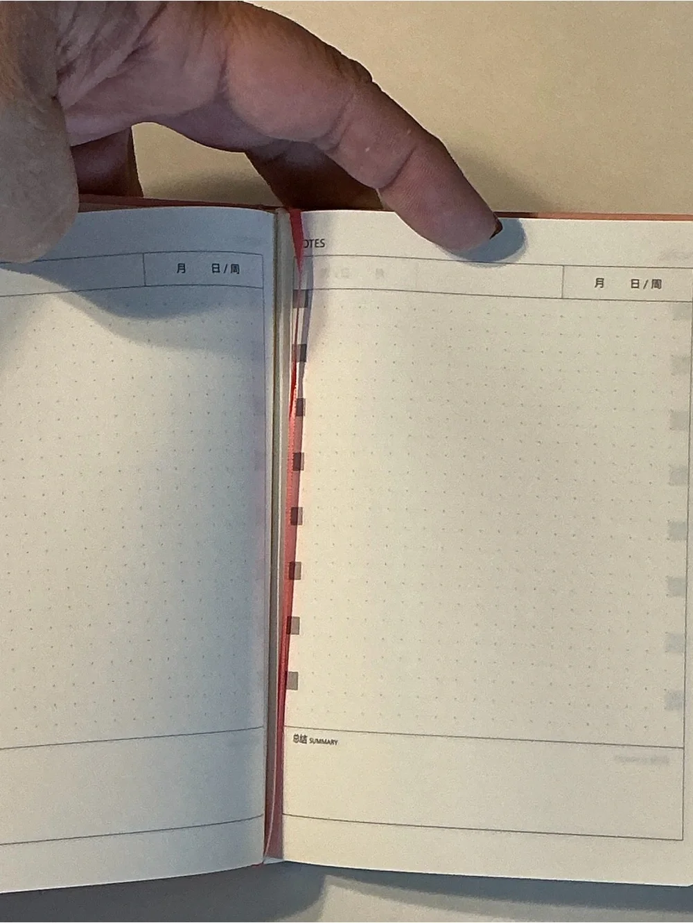 Hello Kitty Pink Pattern pu leather notebook, journal planner